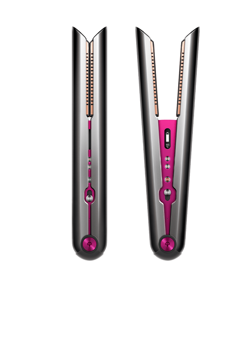 Placa de păr Dyson Corrale™ (Gri-argintiu/Fuchsia)